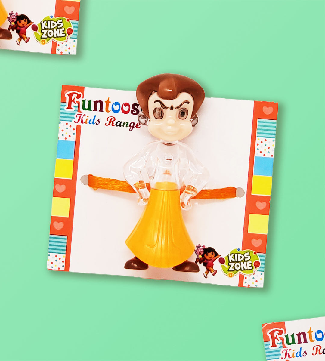 Funtoosh Chhota Bheem Orange Children's Rakhi