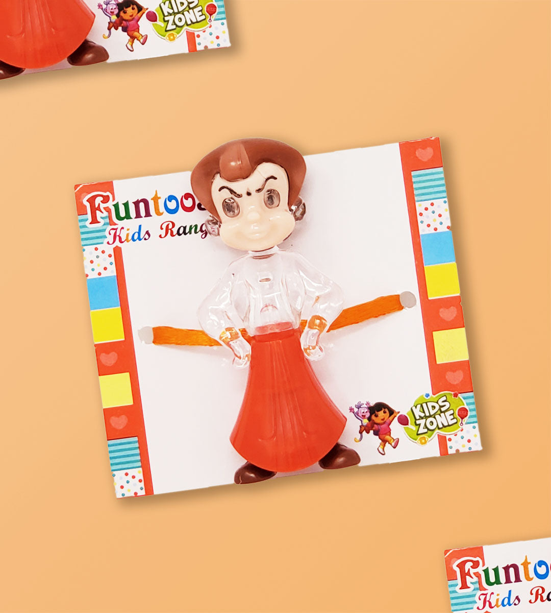 Funtoosh Chhota Bheem Red  Children's Rakhi