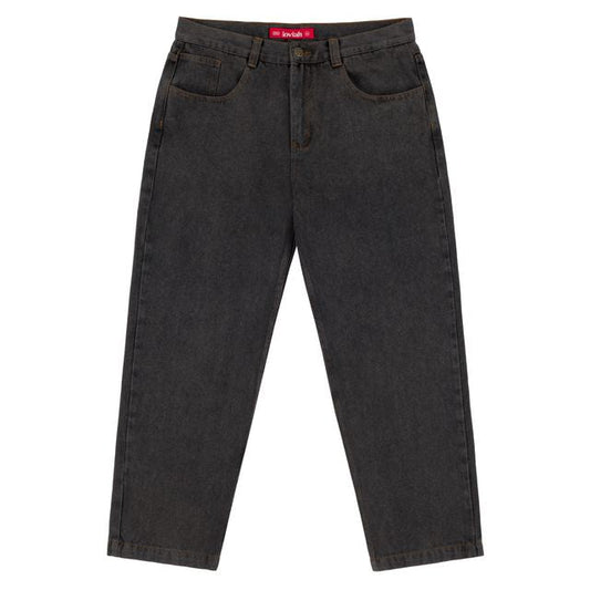 Loviah 'OG' Baggy 5 Pocket Denim Pants - Black Acid Wash
