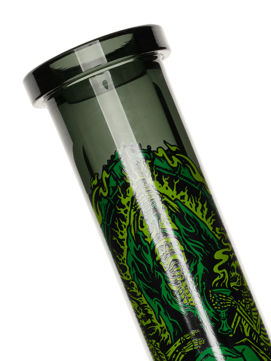 Creature x GEAR Premium® 15" 7mm Thick 'Sacrifice' Beaker Base Water Pipe - Smoke
