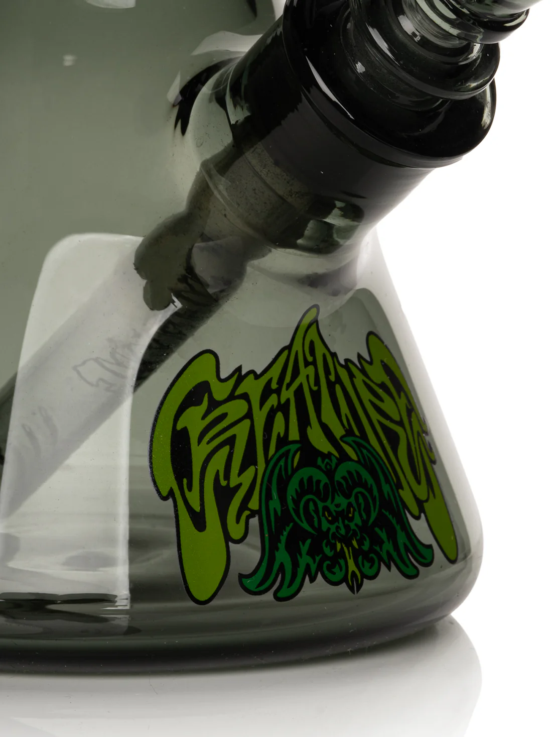 Creature x GEAR Premium® 15" 7mm Thick 'Sacrifice' Beaker Base Water Pipe - Smoke