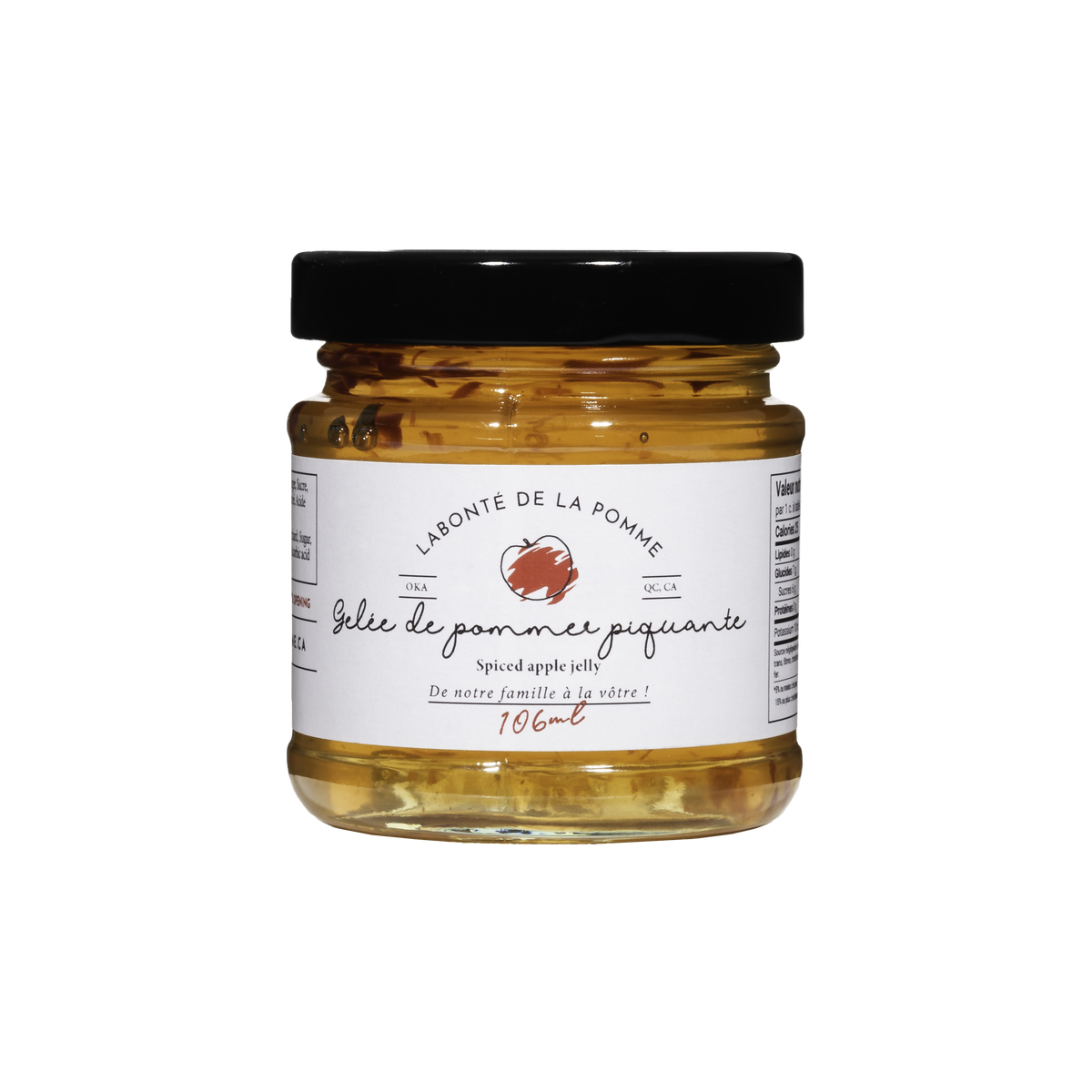 Gelée de pommes piquante