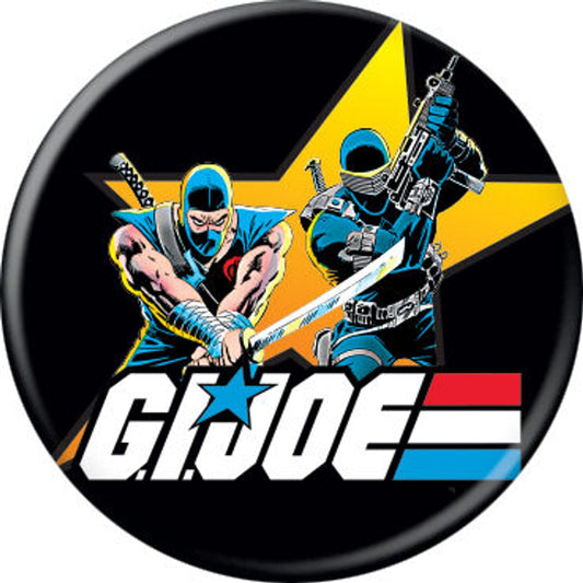 GI Joe Snake Eyes Storm Shadow Button