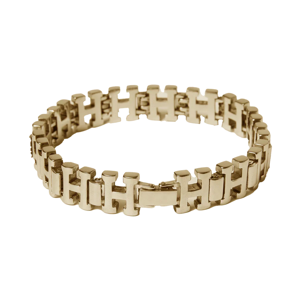 HUF 'H-Link' Bracelet - Gold