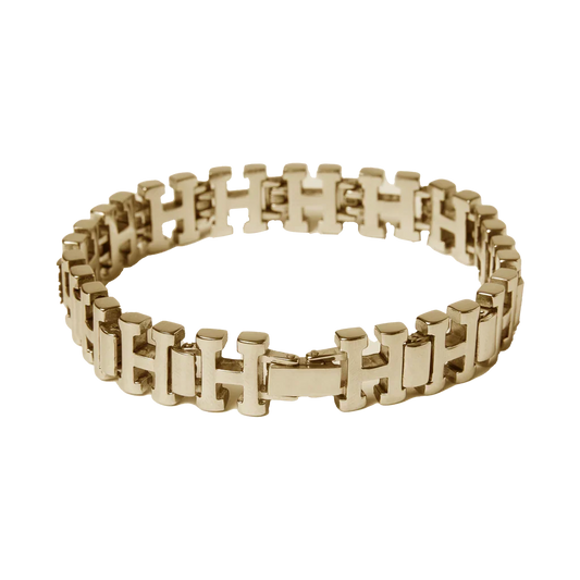 HUF 'H-Link' Bracelet - Gold