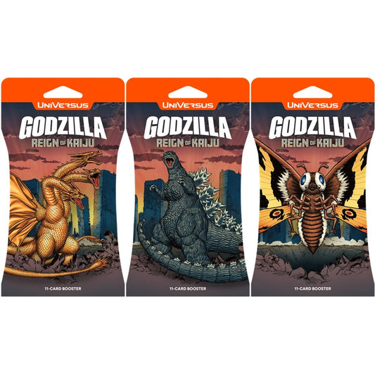 Godzilla : Règne de Kaiju Booster Pack Suspendu