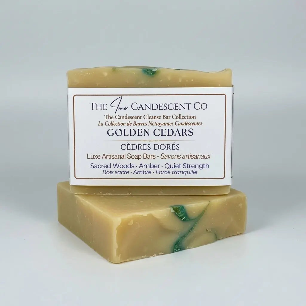 Savon artisanal Golden Cedar – Cèdre chaleureux