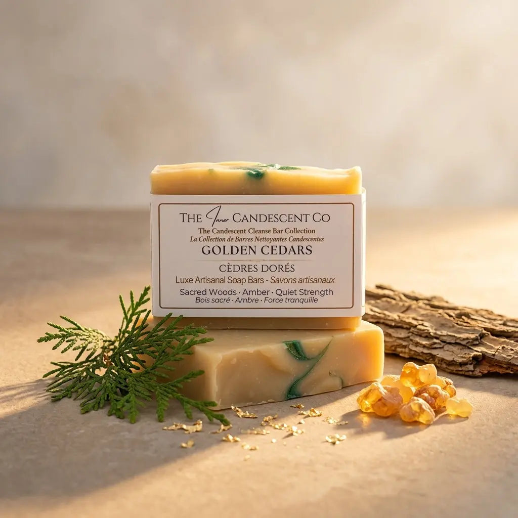 Savon artisanal Golden Cedar – Cèdre chaleureux