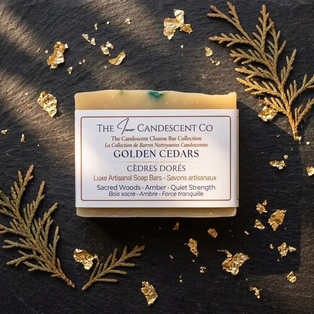Savon artisanal Golden Cedar – Cèdre chaleureux