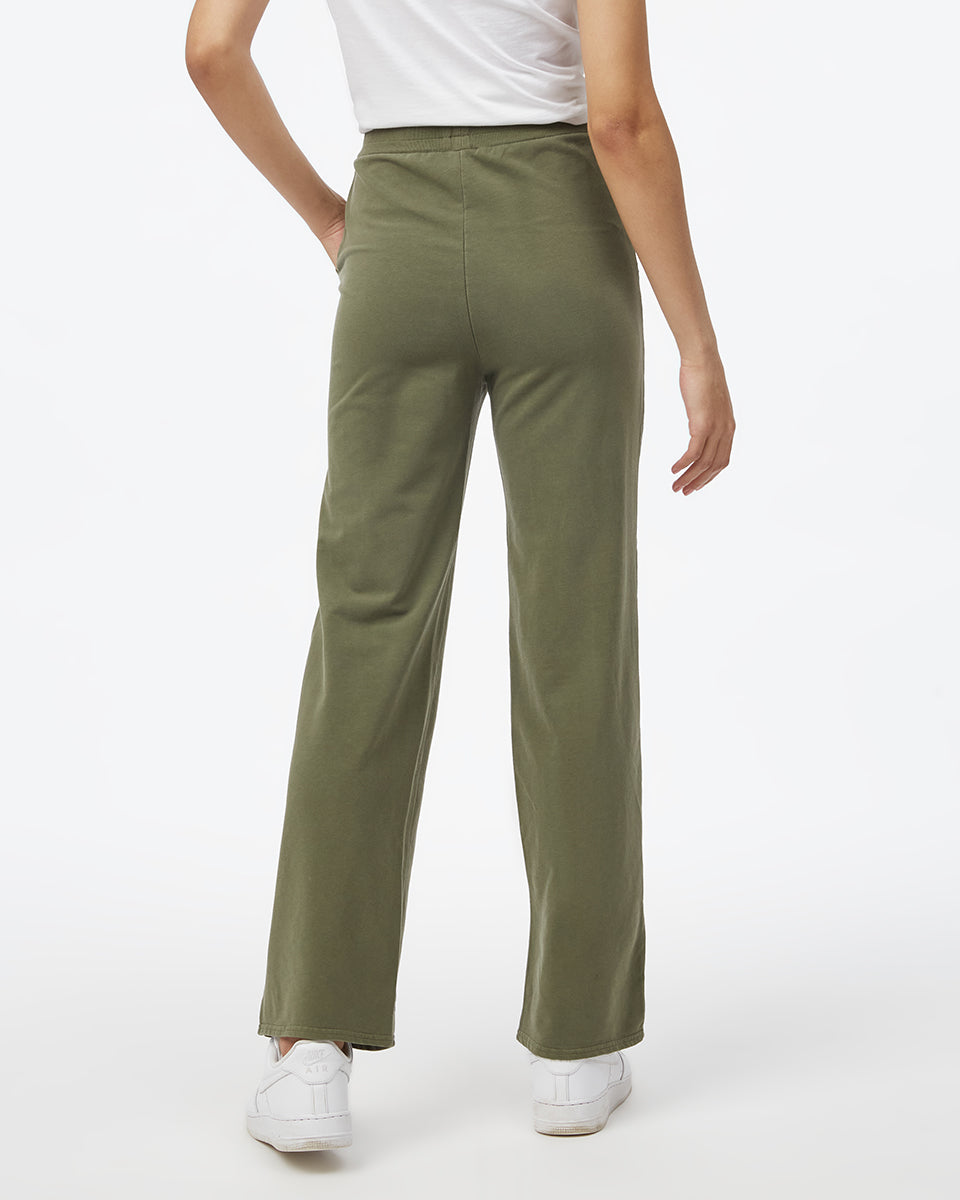 French Terry Wide Leg Sweatpant