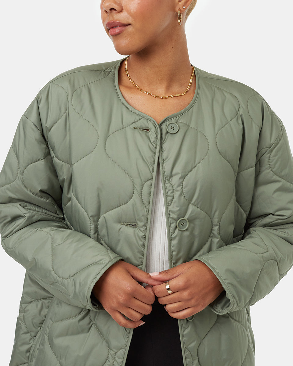 Quilted Cloud Shell Jacket