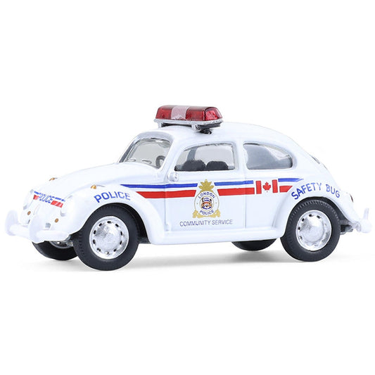 Greenlight London, Ontario Police Service Safety Club Volkswagen Coccinelle Classique en Métal Moulé sous Pression