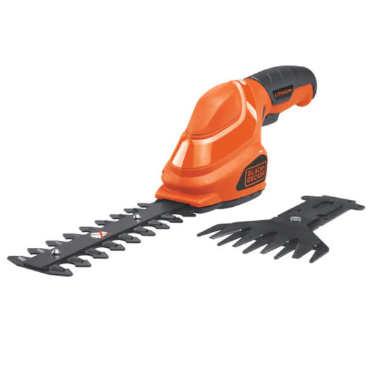 BLACK + DECKER Lithium 2 in 1 Garden Shear/Shrubber Combo - GSL35
