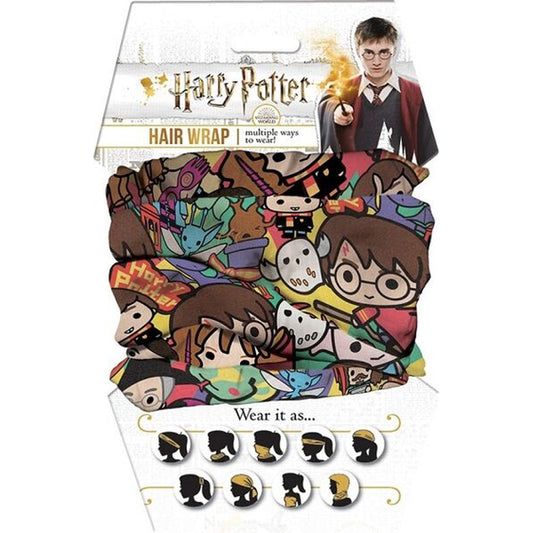 Foulard (visage et cheveux) en collage de Chibi Harry Potter