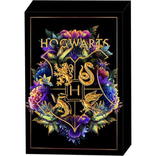 Harry Potter - Décoration Murale Blason Fleuri Poudlard 13x18cm