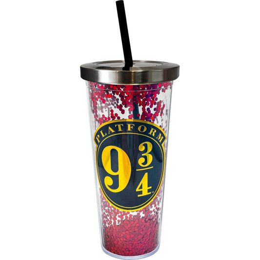 Harry Potter - Platform 9 3/4 Acrylic Glitter Cup