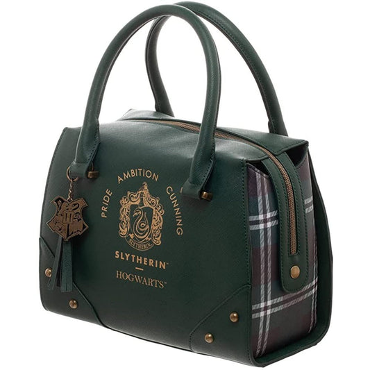 Harry Potter - Slytherin Plaid Top Roll Purse