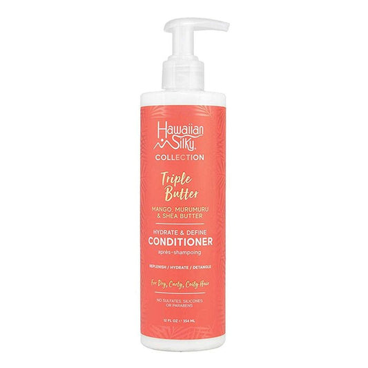 HAWAIIAN SILKY Triple Butter Hydrate & Define Conditioner 12OZ
