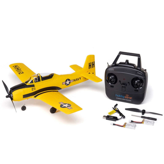 HobbyZone T-28 Trojan 450mm RTF Avion RC avec SAFE