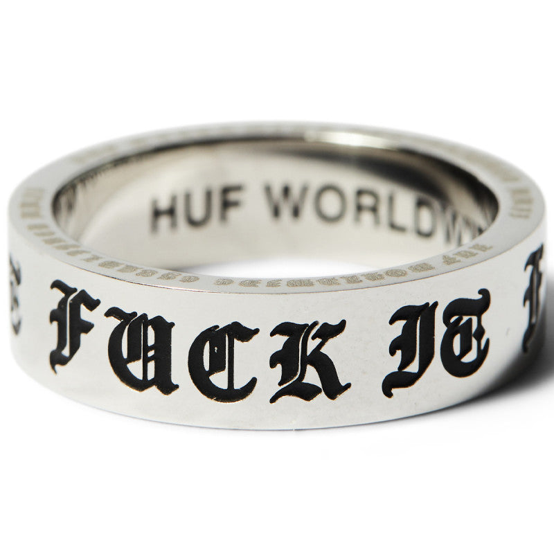 HUF 'Old E' Ring - Silver