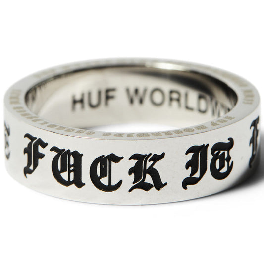 HUF 'Old E' Ring - Silver