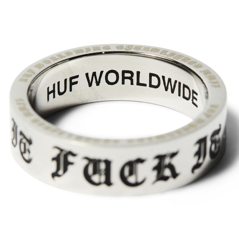 HUF 'Old E' Ring - Silver