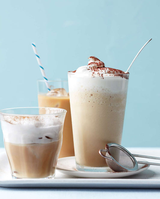 Cappuccino (Iced Capp, Cappuccino Glacé, Café Glacé) Mélange 4 en 1 pour Bubble Tea / Latté et Frappé - Livraison Gratuite au Canada pour les Commandes Supérieures à 199 CAD