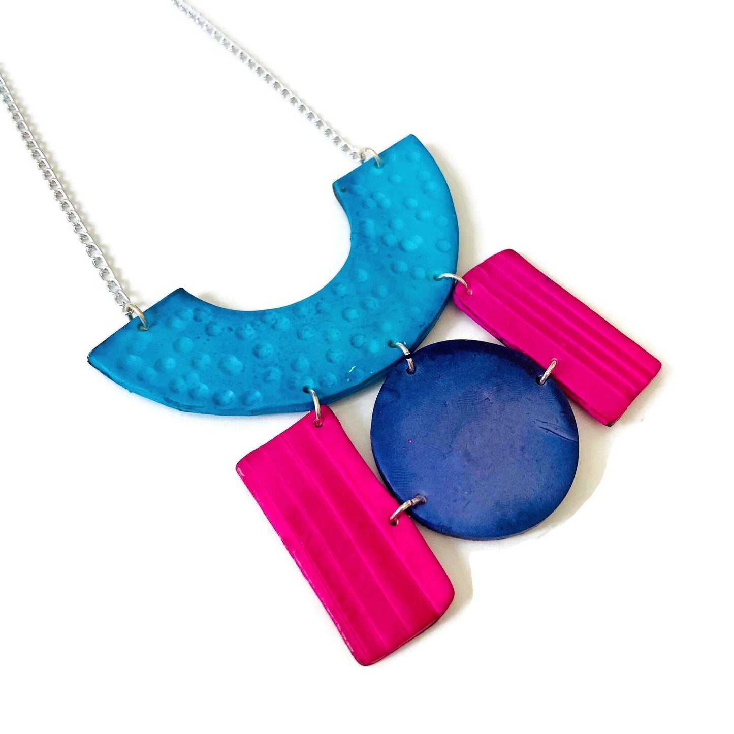 Colorful Statement Geometric Jewelry Set