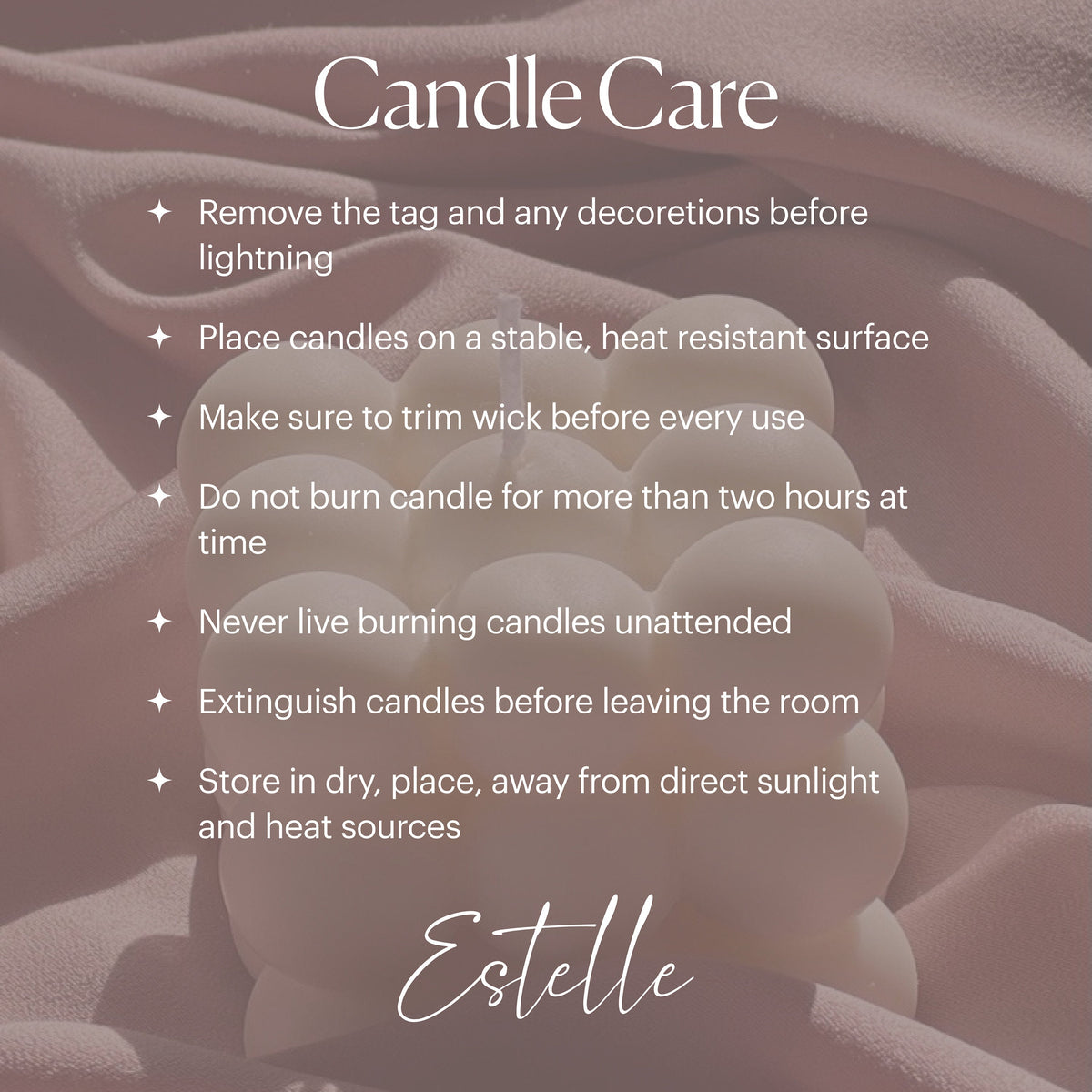Handmade Knot Candle: Trendy Vegan Home Decor