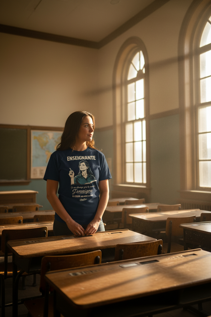 Lifestyle cinématique — Enseignante T-shirt OseTee