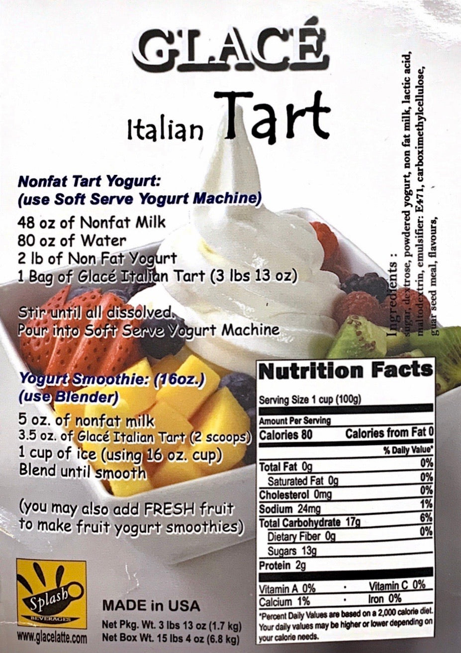 *TOP DEAL* Yogurt Bliss - Italian Style Sweet-Tart Soft Serve Frozen Yogurt Mix (aka Dream Yogurt for Sweet Tart Yogurt Lovers), 3 lbs 13 oz per bag. - Ships Free Within Canada on Orders Above CAD $199