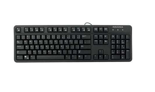 Clavier filaire Insignia pour ordinateur, connexion USB (NS-PNK8001-C)
