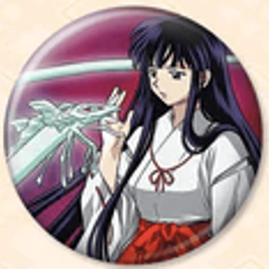 Inuyasha and Kikyo Button