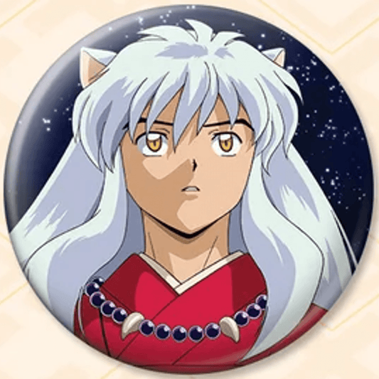 Inuyasha Looking Up Button