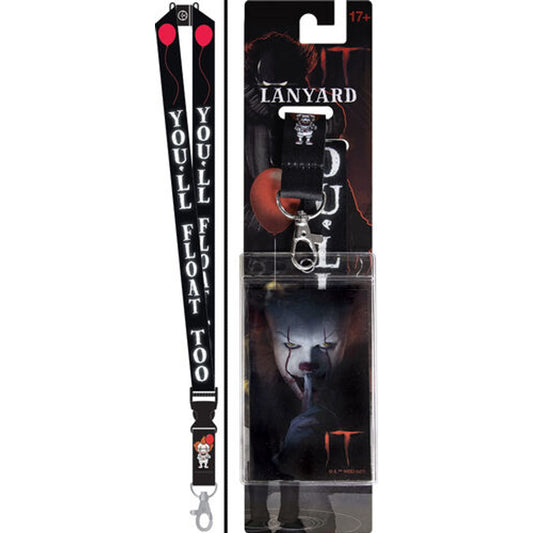 IT Pennywise "You'll Float Too" Lanyard