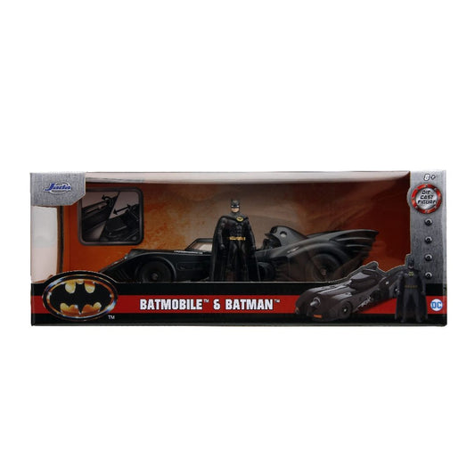 Jada Toys Batmobile 1989 Moulé sous pression 1:24 avec Batman