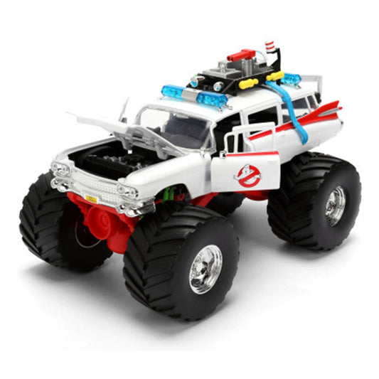 Jada Toys Ghostbusters ECTO-1 Monster Truck Hollywood Big Rigs Moulé sous pression