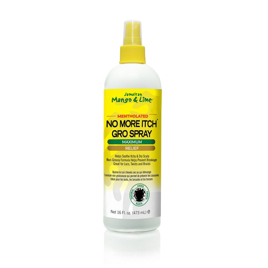 JAMACIAN MANGO & LIME MAXIMUM MENTHOLATED NO MORE ITCH GRO SPRAY 16OZ