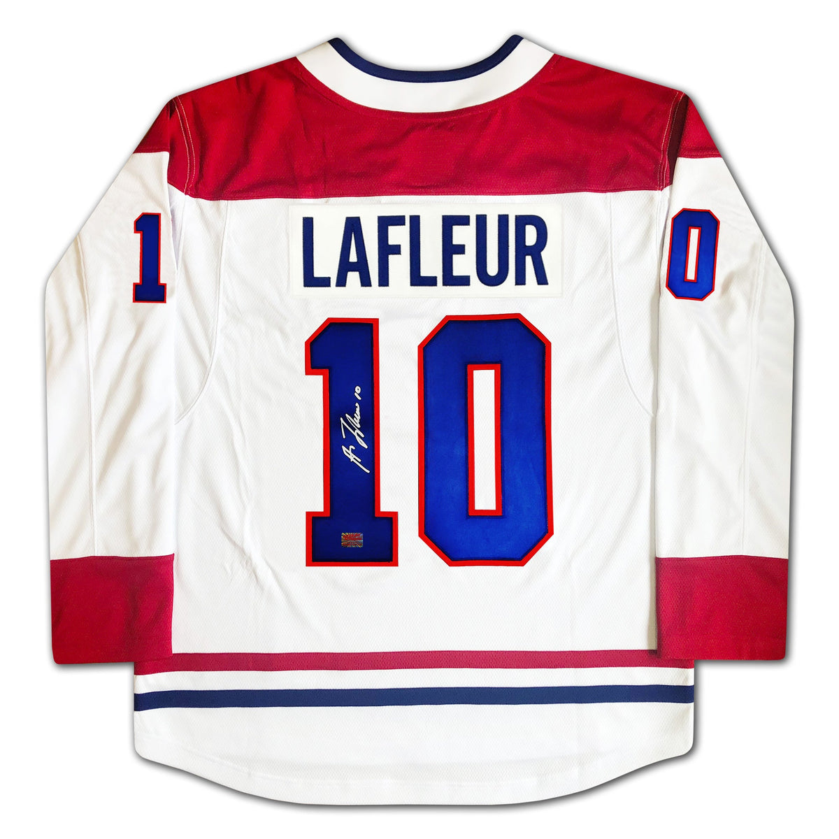 Guy Lafleur Autographed Montreal Canadiens White Jersey
