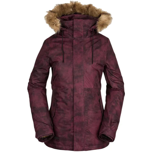 Volcom 'Fawn' Insulated Jacket - Acid Merlot (Women's)