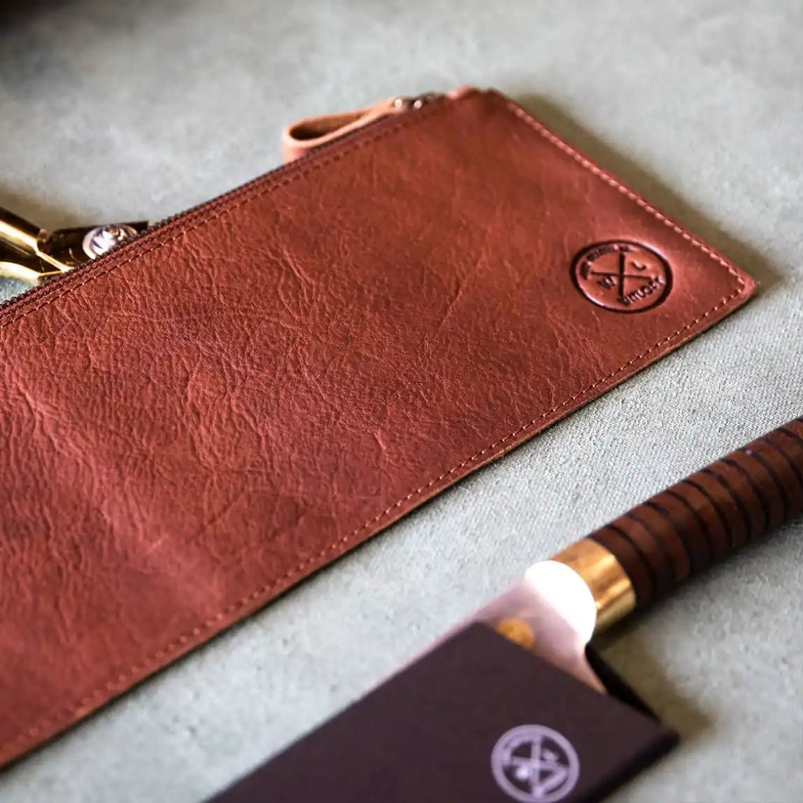 WITLOFT  | Classic leather tool pouch d - Dark Brown