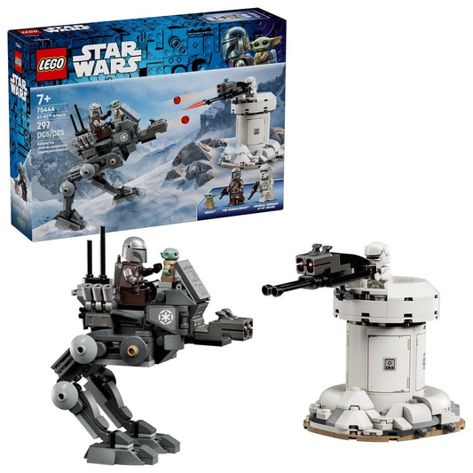 LEGO Star Wars L'attaque du Mandalorien et de Grogu en AT-RT