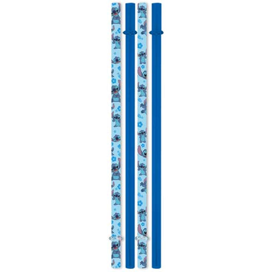 Lilo & Stitch - Flower Toss 4pc Plastic Straw Set