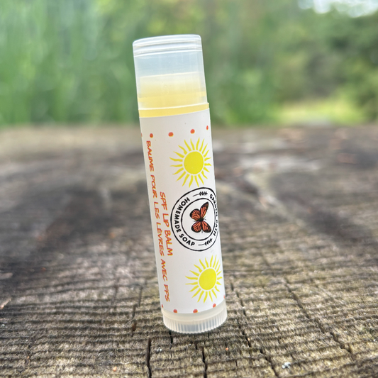 Baume à lèvres avec SPF | Ingrédients 100 % naturels