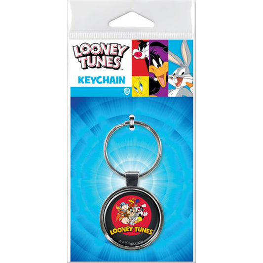 Porte-clés rond Looney Tunes