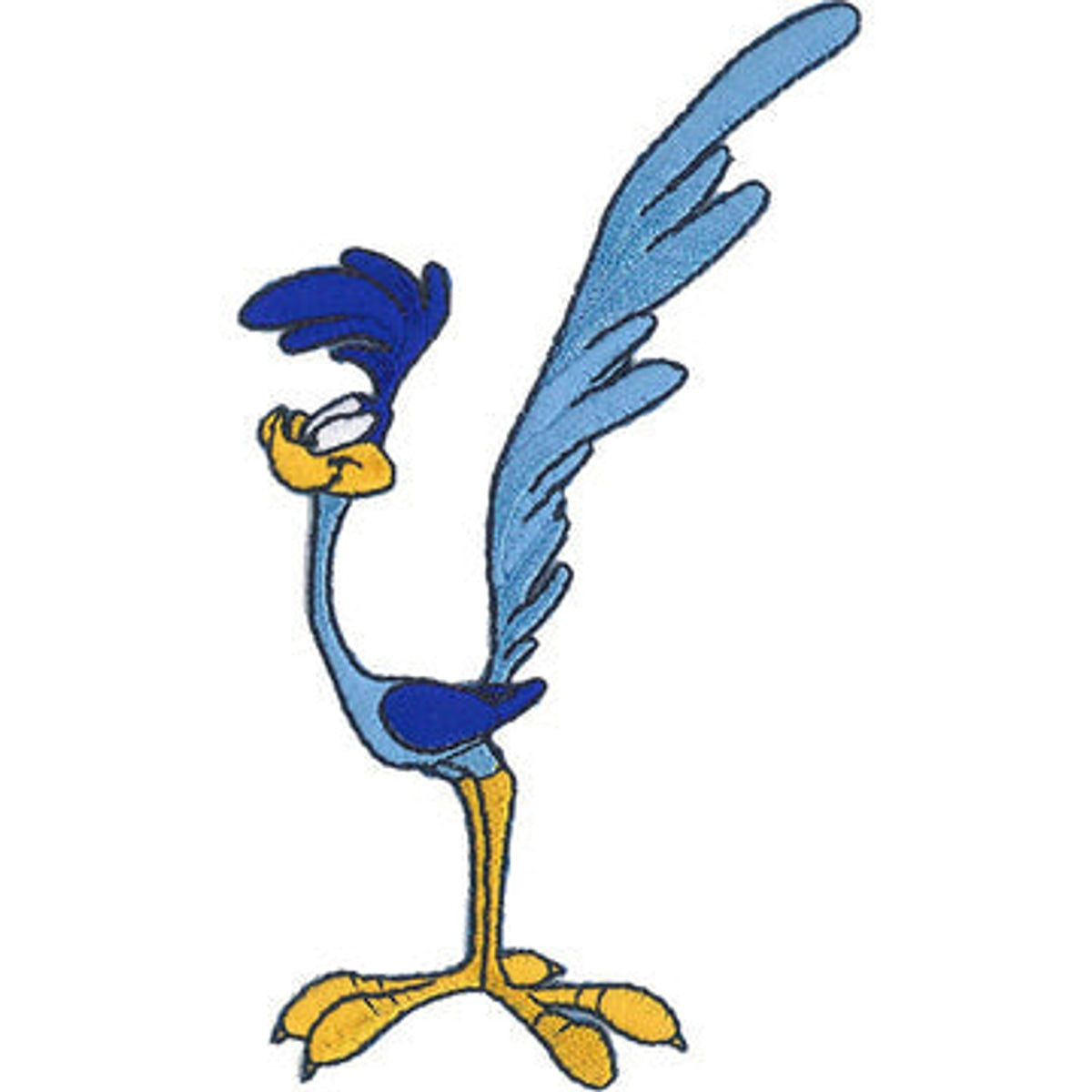Looney Tunes Road Runner Standing 2.8"x4.6" Patch
