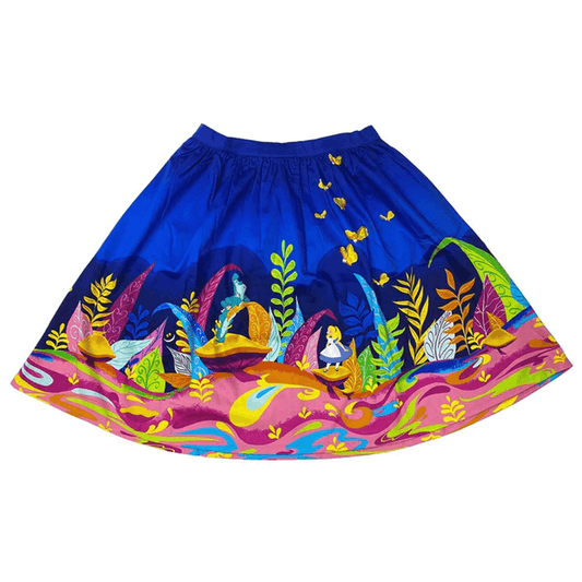Jupe Loungefly Alice au pays des merveilles chenille rêve sable