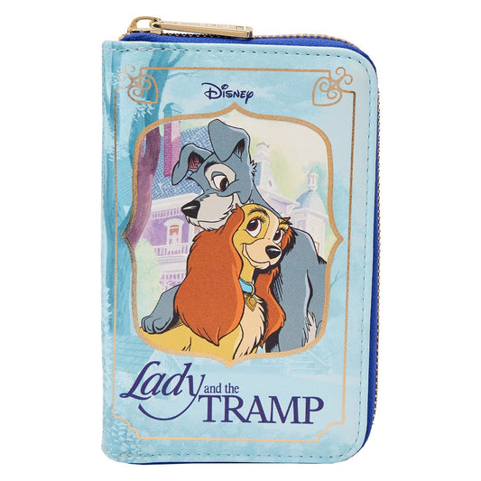 Loungefly Lady & the Tramp Classic Book Zip Around Wallet