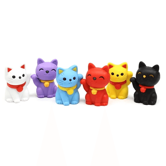 Gommes Chat Porte-Bonheur