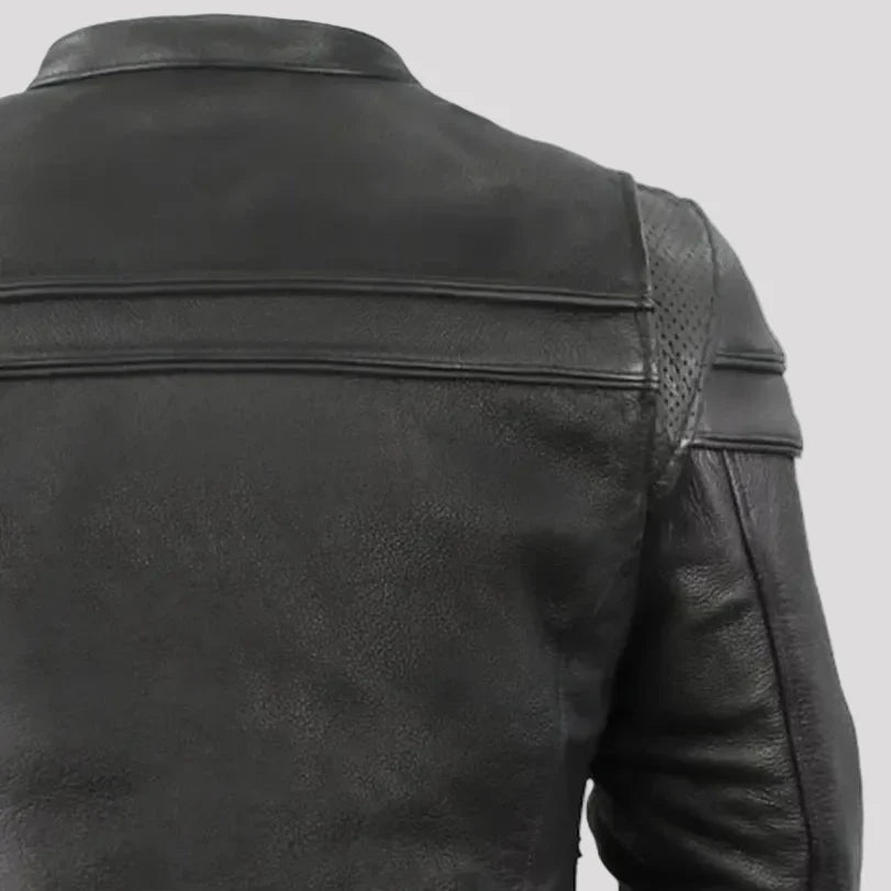 Women's Motorcycle Jacket. Vented Cowhide with Zip-Out Thermal Liner